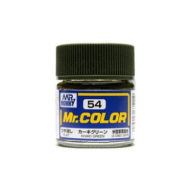 Mr Hobby (Gunze) C054 Mr Color Khaki Green Lacquer Paint 10ml